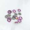 HLD BUTTON wholesale purple color prong snap button for clothes