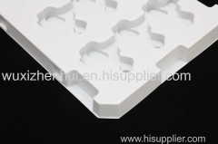 plastic vacuum packaging customized containers high-quality white PET blister trays supplier