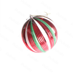 Puindo Red Custom Christmas ball with Glitter