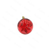 Puindo Custom Red Shiny Christmas ball
