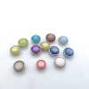18L brass pearl prong snap button for children clothes