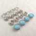 18L brass pearl prong snap button for children clothes