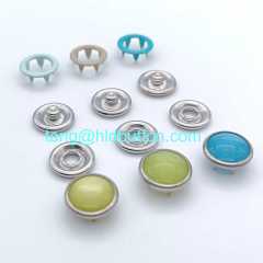 HLD BUTTON wholesale 18L pearl prong snap button for clothes