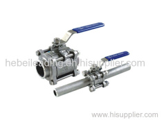 QSL3S-2 3PCS Ball Valve Butt-Welding