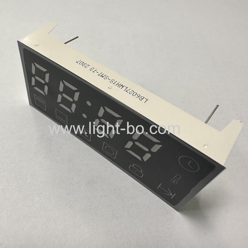 Ultrahellweiße 12-mm-4-stellige 7-Segment-LED-Uhranzeige für die Ofen-Timer-Steuerung