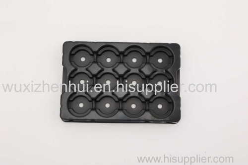 black vaccum forming plastic blister trays blister packaging insert pallets material PET