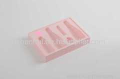 plastic pink PET blister trays vacuum forming blister packaging insert trays