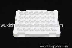 plastic vacuum forming blister trays for bicycle parts blister packaging trays material white PET
