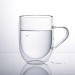 Customized Borosilicate Double Wall Glass Cups Glass Mug for Coffee Tea Hot Cold Drinks with Handle