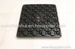 black plastic blister transit trays plastic blister packaging shipping trays for auto parts
