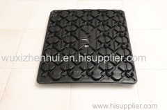 black plastic blister shipping trays vacuum forming blister packaging inner tray transit pallets