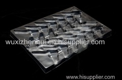 plastic transparent blister trays for bicycle parts vacuum forming cosmetic blister packaging trays material PET