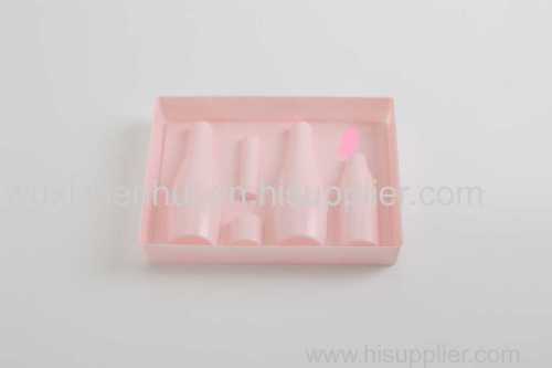 plastic pink PET blister inner trays for cosmetic vaccum forming blister packaging insert trays