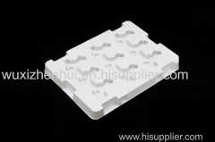 recyclable plastic blister trays blister packaging inner trays for auto parts white PET plastic trays