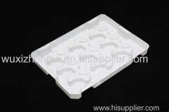 recyclable plastic blister trays blister packaging inner trays for auto parts white PET plastic trays