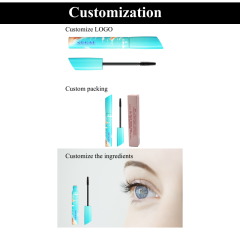 Vegan Waterproof Customized OEM Eye Lash Free Makeup Samples Luxury Fiber Mascara