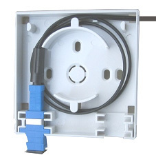 Fiber Optical Socket Panel Out Door Cable input - 1 Port output Optical Termination Box