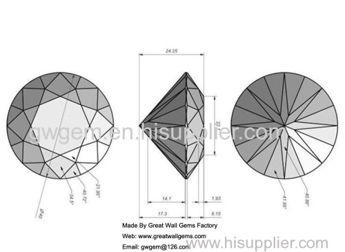 high quality cubic zirconia (CZ) replicas