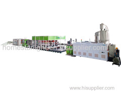 Horizontal Double Wall Corrugated Pipe Extrusion Line