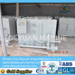 Marine Sewage Comminuting and Disinfecting Holding Tank