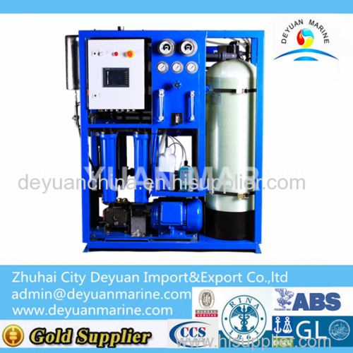 Marine Reverse Osmosis Fresh Water Generator