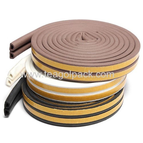 Profile I/E/P&D Self-Adhesive EPDM Rubber Foam Seal Strip Tape Weather Stripping Tape