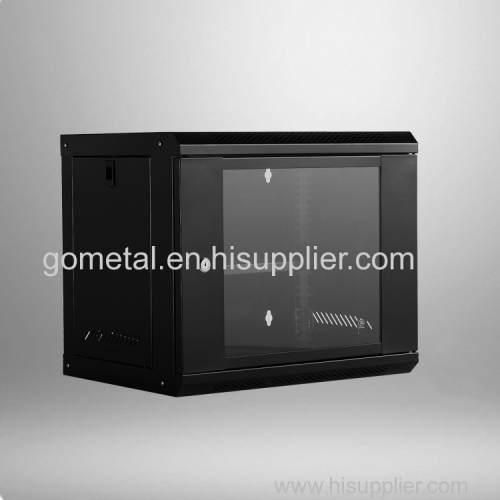 Sliding cabinet with glass door 9u