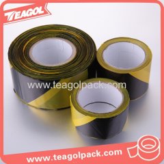 PE Barrier Tape 30mic 28mic Red/White&Yellow/Black Stripe Non-Adhesive
