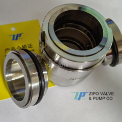 316SS Spring type mechanical seal with tungsten carbide double sealing surface