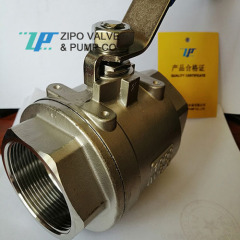 NPT thread mini ball valve cast or forge steel floating ball valve