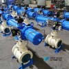 Emergency shut down pneumatic ball valve