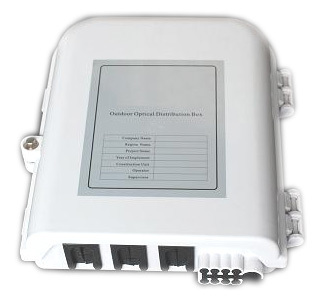 Outdoor 8 fibers MDU Optical Termination Box Small Terminal Box