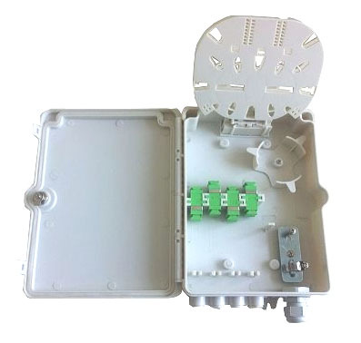 Outdoor FTTx Splitter Terminal 8 fibers Wall Mount Fiber Termination Box Fiber Optic Cable Box