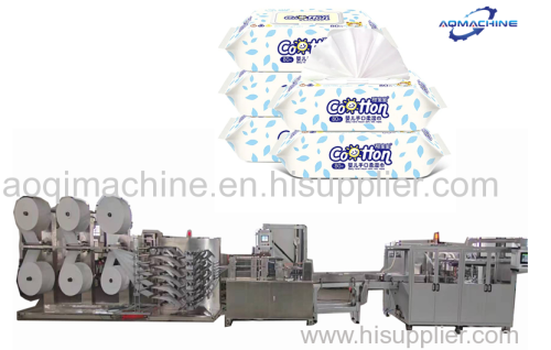 Automatic Medical Alcohol Towel Wet Tissue machine