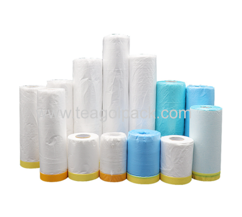 15x1.4Mx10Mic Protective Film With Adhesive Tape