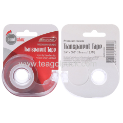 19mmx12.7M Stationery Adhesive Tape Transparent With Dispenser