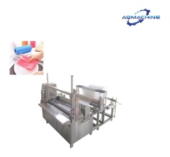 Nonwoven slitting and rewinding machine