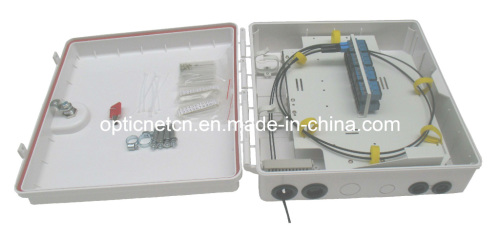 Outdoor MDU Splitter Terminal 32 fibers Wall Mount Fiber Termination Box Fiber Optic Splitter Box