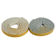 D-Style 12mmx14mm Weather Stripping Tape 6M(3mx2rolls); D Profile 12mmx14mm Self-Adhesive Rubber Foam Seal Strip 6M