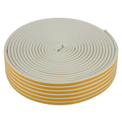 D-Shape 10mmx12mm Weather Stripping Tape 6M(3mx2rolls);