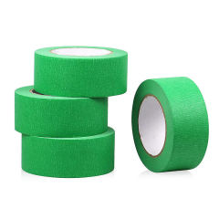 PK10 90micx30mmx50M Washi Masking Tape Paper Core Green; Rice Paper Masking Tape Green