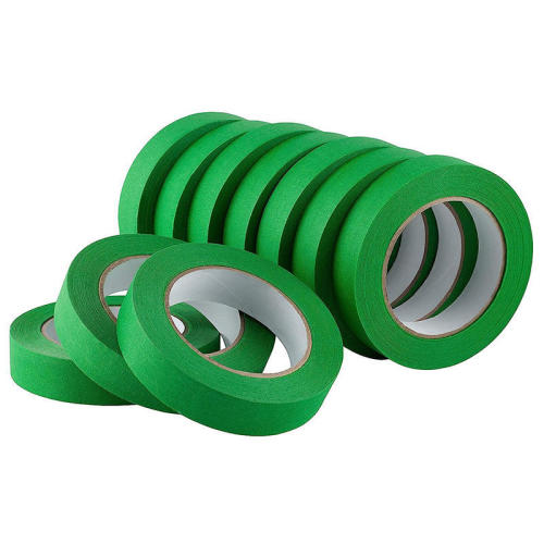 PK8 90micx19mmx50M Washi Masking Tape Paper Core Green; Rice Paper Masking Tape Green