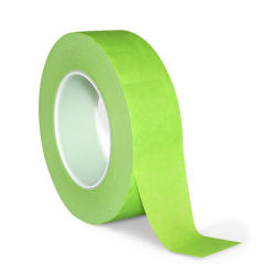 PK8 90micx19mmx50M Washi Masking Tape Paper Core Green; Rice Paper Masking Tape Green