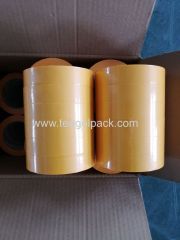 90micx25mmx50Mx6PK Yellow Washi Masking Tape Paper Core; Rice Paper Masking Tape.