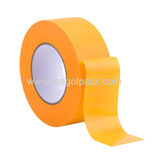90micx50mmx50M 6PK Set Yellow Washi Masking Tape with Paper Core