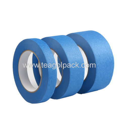 6PK Set 90micx25mmx50M Washi Masking Tape Paper Core Blue; Rice Paper Masking Tape Blue