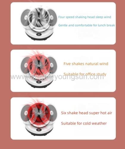 New Heater Small Quiet Household Spray Cooling and Heating Dual Speed Thermoelectric Heating Fan