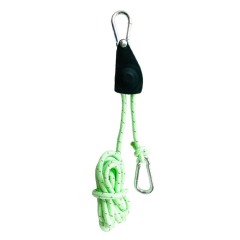 1/4" Glowing Rope Rope Ratchet with Reflective Tracer Strip Fluorescent Rope