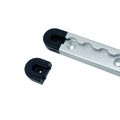 Square Aluminum L-Track Tie Down Rails for Single Stud Fitting and Double Stud Fitting