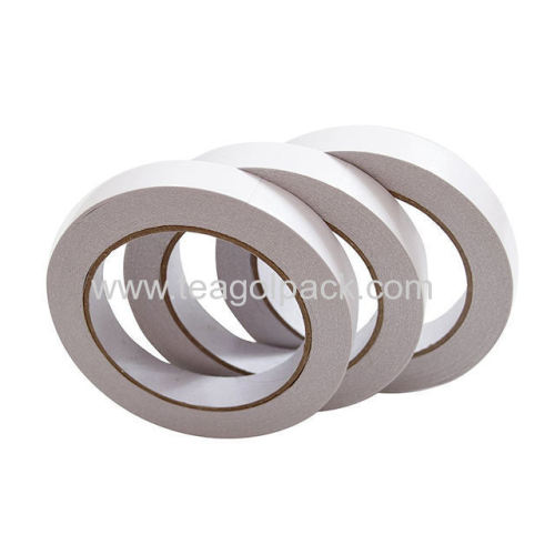 0.08mmx15mmx15M Double Side Tissue Paper Tape White White